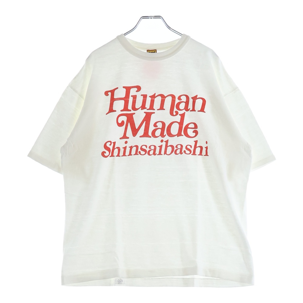 ×Girls Don't Cry ×ガールズドントクライ ロゴプリント クルーネック 半袖Tシャツ カットソー ホワイト XX24TE003 Sランク