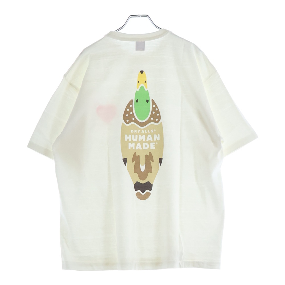 20SS Heart Print Tee ハート プリント クルーネック 半袖Tシャツ カットソー ホワイト HM19TE001 Sランク