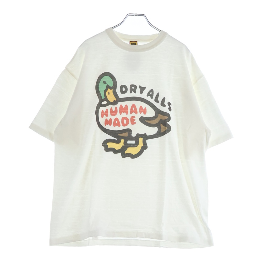 Duck Graphic Print Tee ダック グラフィック プリント クルーネック 半袖Tシャツ カットソー ホワイト HM20TE001 Sランク