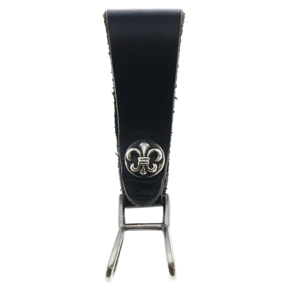 BELT LOOP BSフレアボタンレザーベルトループ シルバー/ブラック BCA401 Bランク