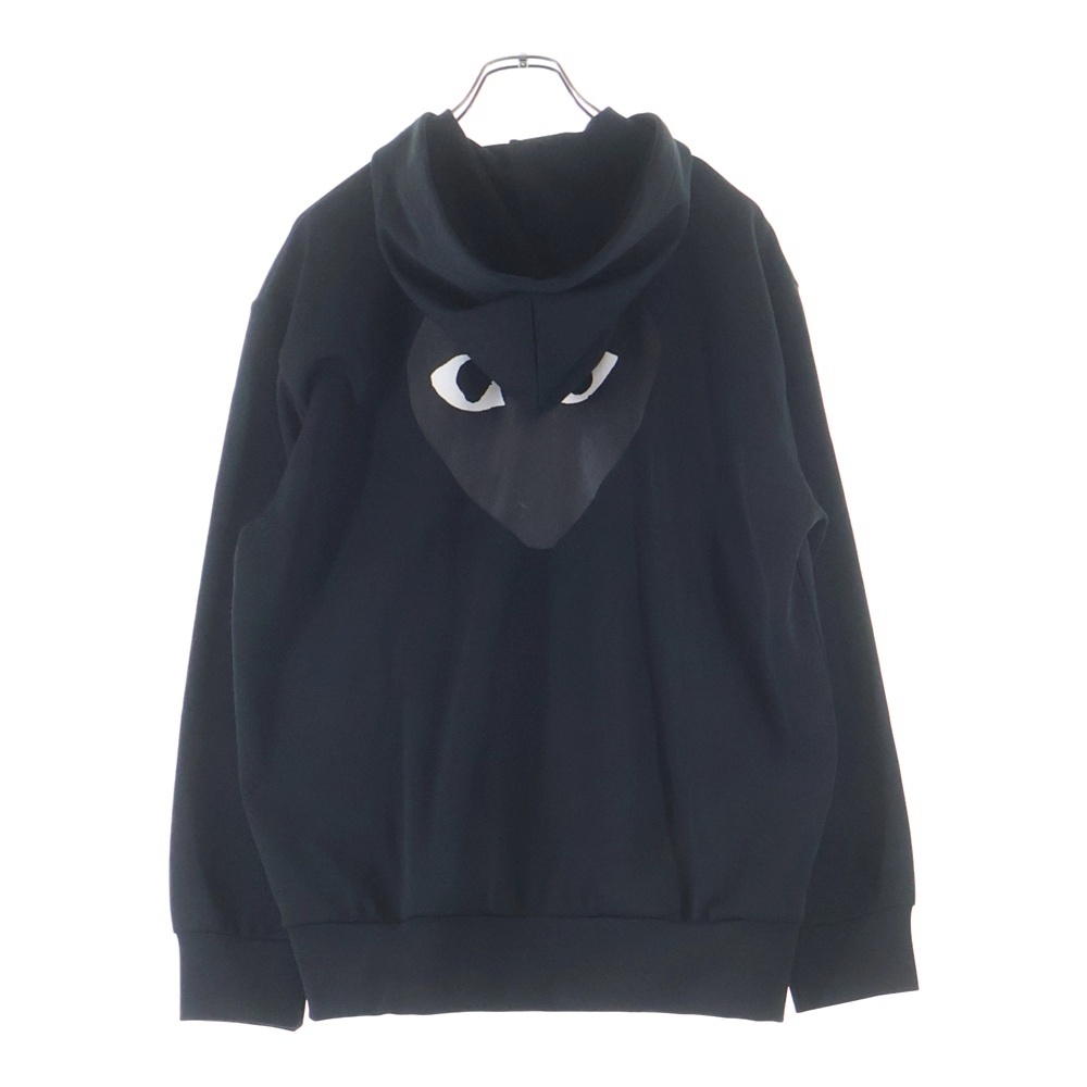 プレイコムデギャルソン PLAY CARDIGAN ハートロゴ ニットカーディガン