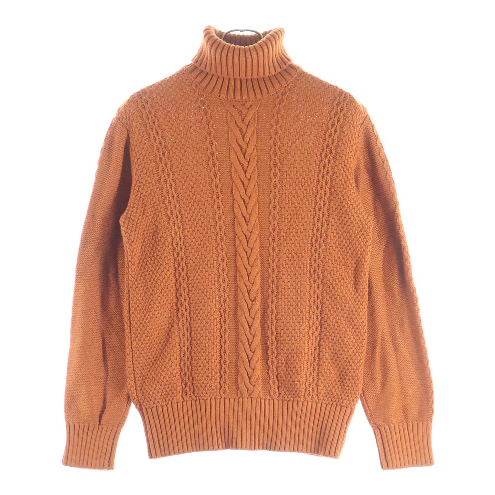 タートルニットセーター オレンジ Bランク