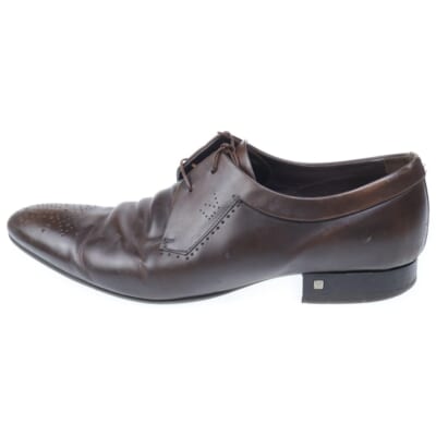 メダリオン レースアップ レザー ドレスシューズ ブラウン FD0193 Bランク