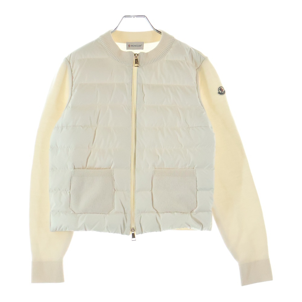 ダウンカーディガン ホワイト レディース Bランク