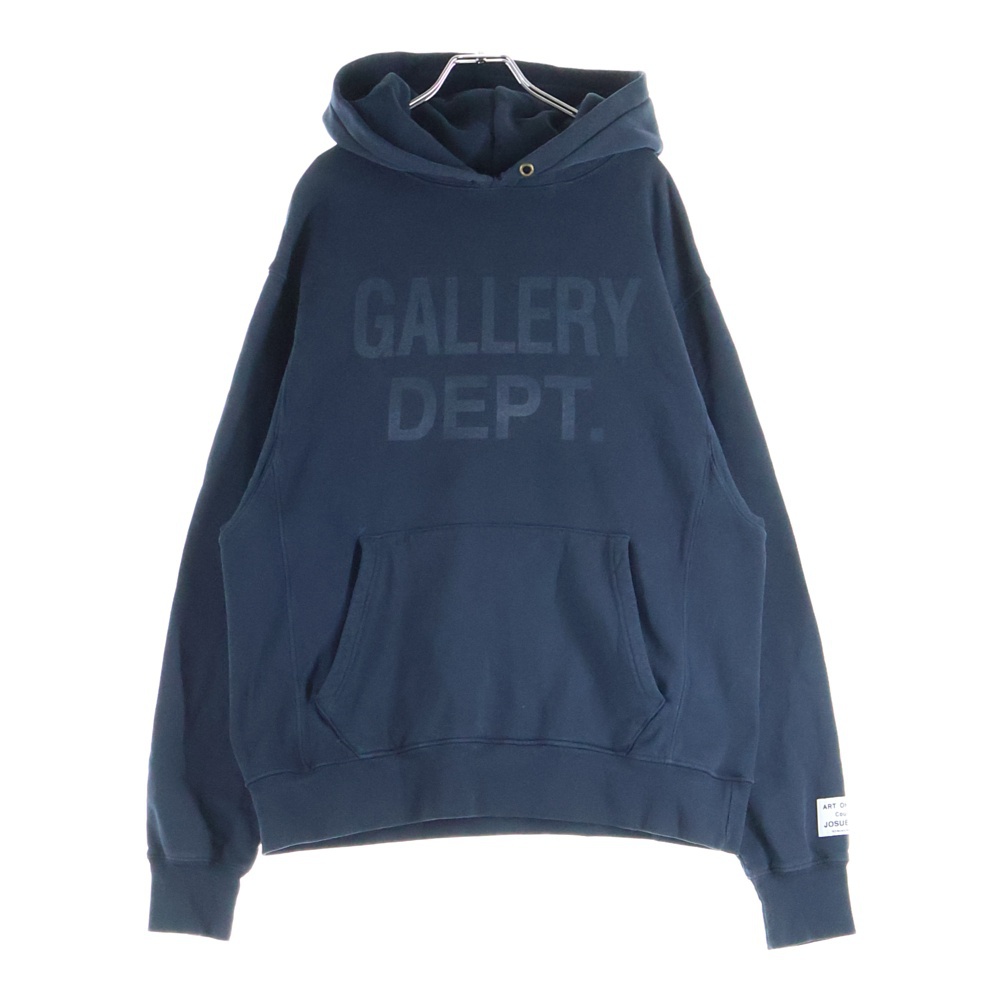 ロゴプリント プルオーバーフーディー フーディー ブラック Bランク