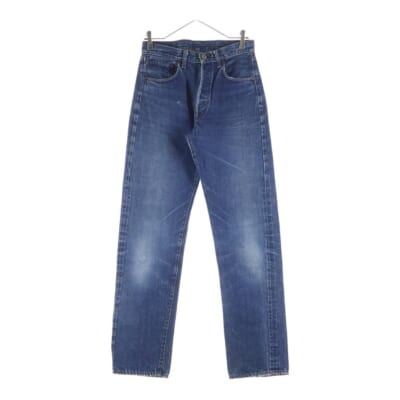 70S 501 VINTAGE ヴィンテージ BIG E 後期 足長R ボタン裏6 並行ステッチ デニムパンツ インディゴ Bランク