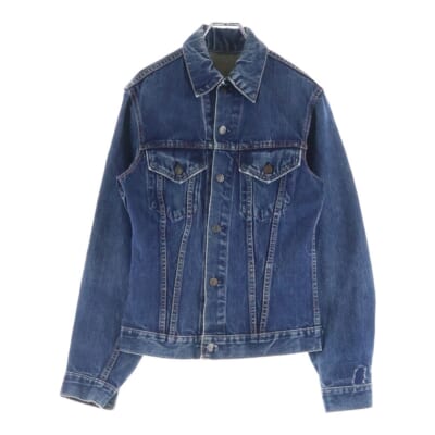 60-70S 70505 4th BIG E DENIM TRUCKER JACKET デニム トラッカー ジャケット インディゴ Bランク