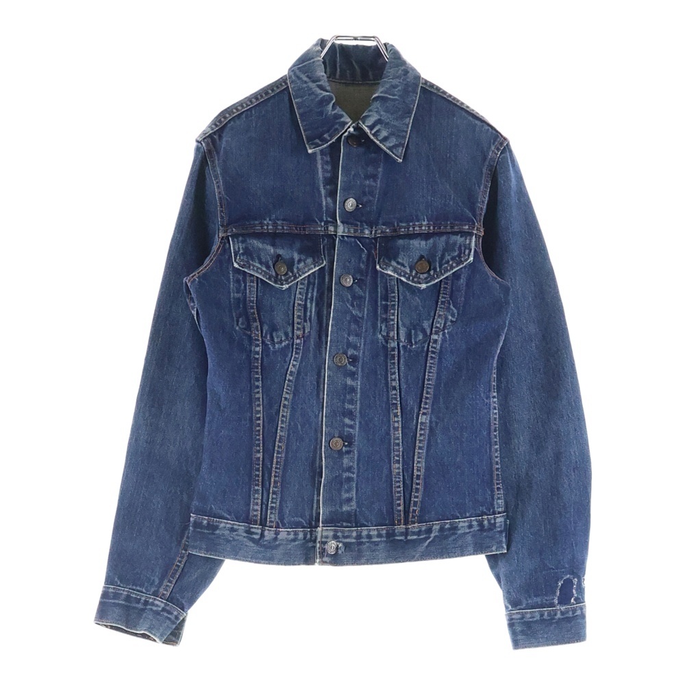60-70S 70505 4th BIG E DENIM TRUCKER JACKET デニム トラッカー ジャケット インディゴ Bランク