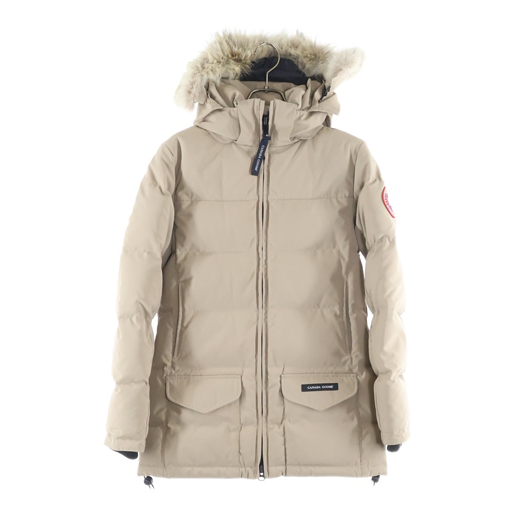 JASPER PARKA ジャスパーパーカー ファー付きフーデッドダウンジャケット ベージュ 68F8490 Aランク