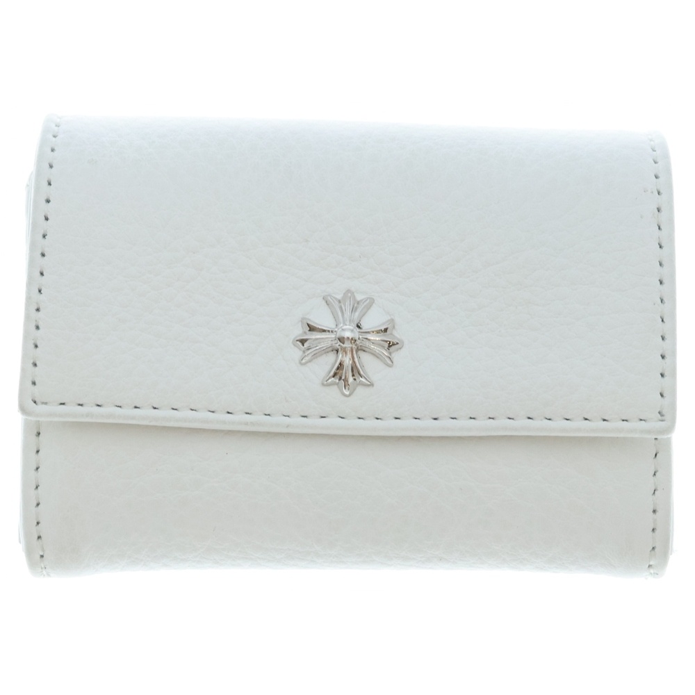 TINY WALLET タイニーレザーウォレット CHプラスボタン 財布 ブラック Aランク