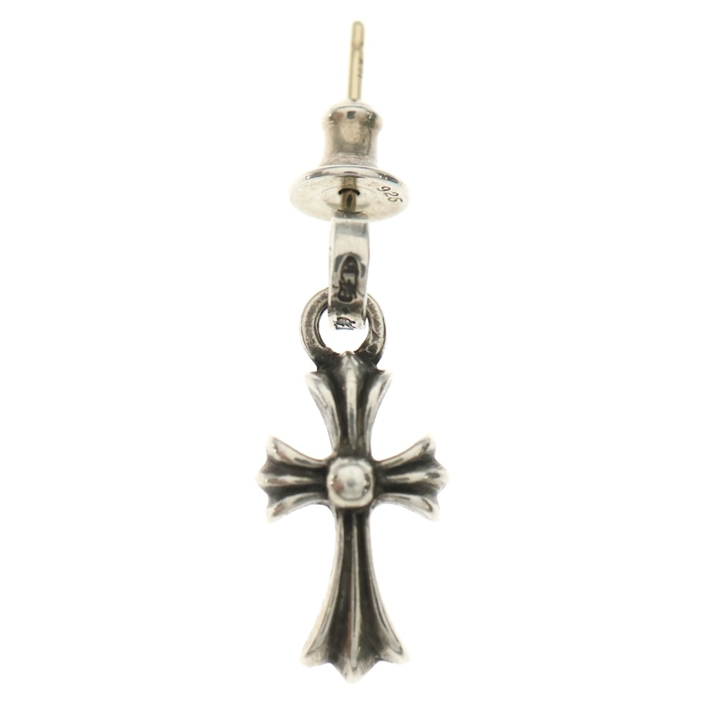 BBY F PPRCHN ベイビーファットクロス ドロップピアス シルバー BCA090 Bランク