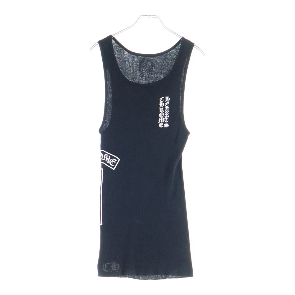 RIB TANK T BAR タンクトップ ノースリーブシャツ ブラック Aランク