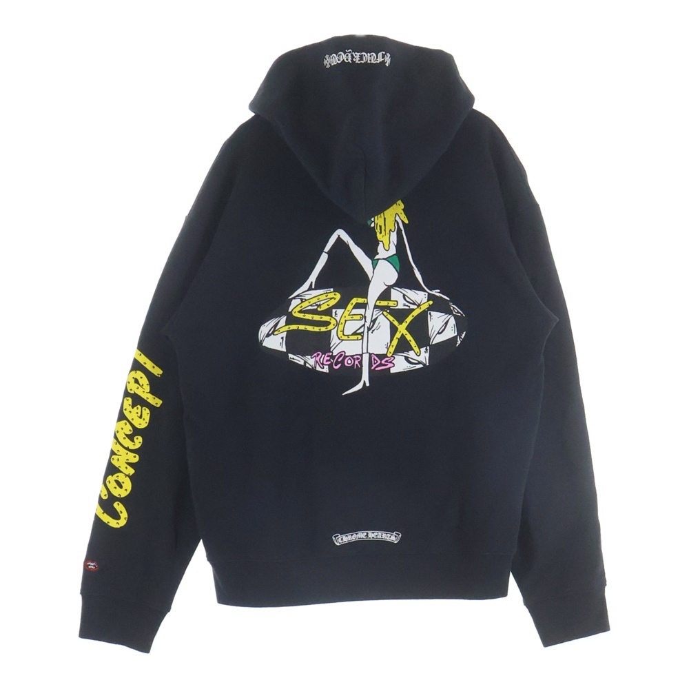 MATTY BOY SEX RECORDS SWTSHRT マッティボーイ セックスレコード プルオーバースウェットパーカー フーディー ブラック Aランク