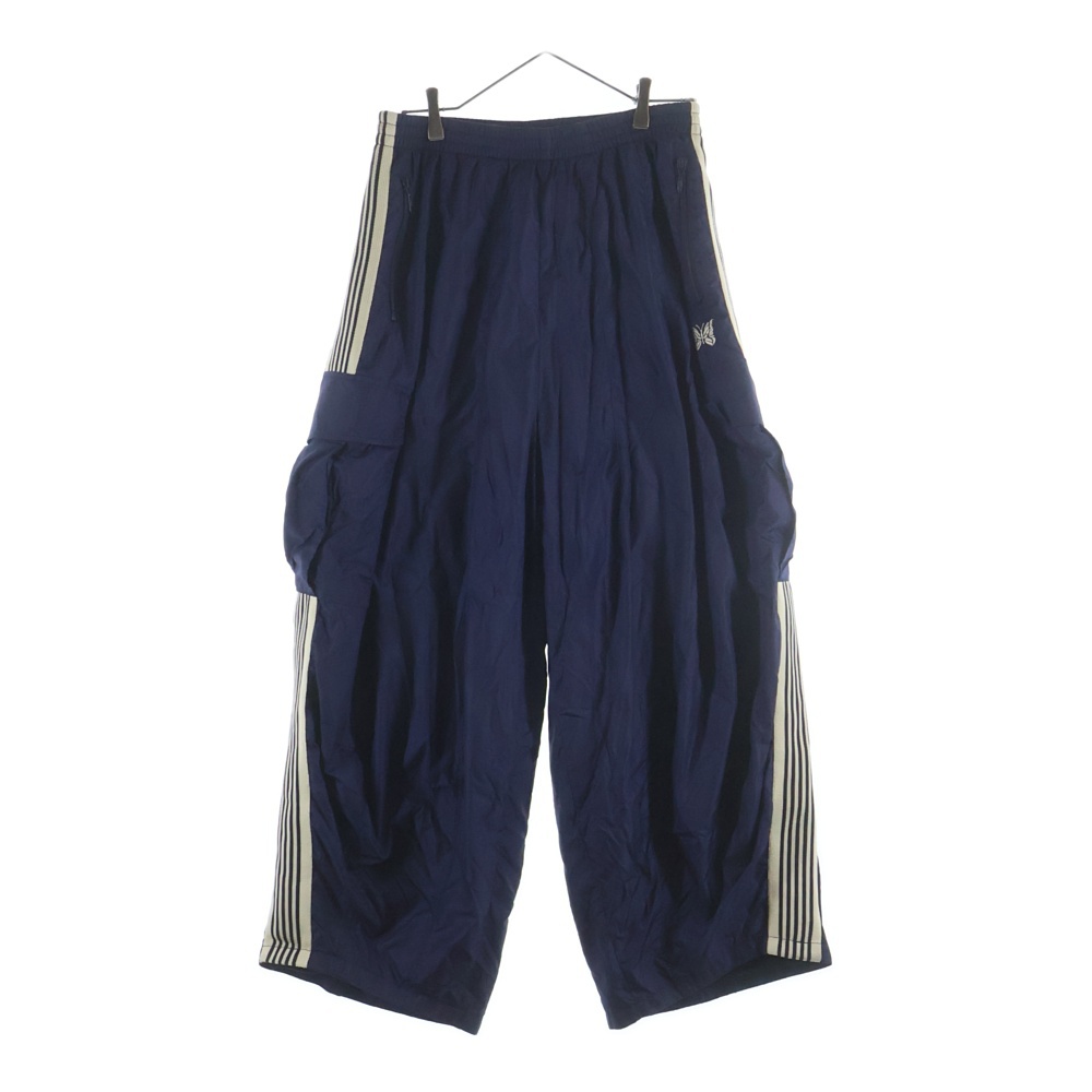 25AW LHP別注 BDU H.D TRACK PANT ロゴ刺繍 ナイロントラックパンツ ネイビー QV1600 Aランク