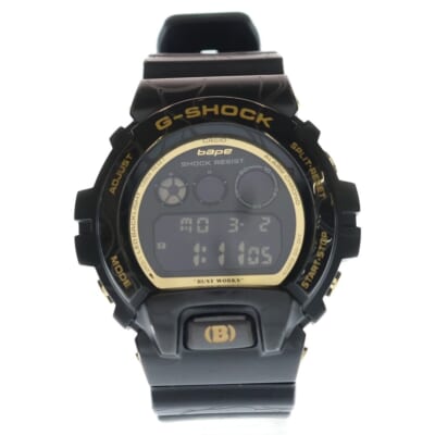 ×G-SHOCK 30周年記念 ウォッチ 時計 ブラック GM-6900BAPE-1 Aランク