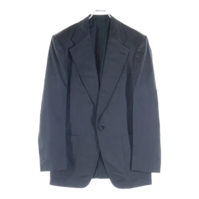 トムフォード期 シルク混 シングル テーラードジャケット ブラック 113597 Z9177 Aランク