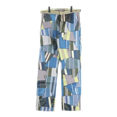 00SS ゴブラン期 パッチワーク ストライプパンツ マルチ XP-07006M Aランク