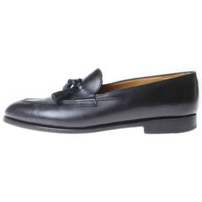 Callington Museum Leather Tasselled Loafers カリントン ミュージアム レザー タッセル ローファー ドレスシューズ ブラック 227024 Aランク