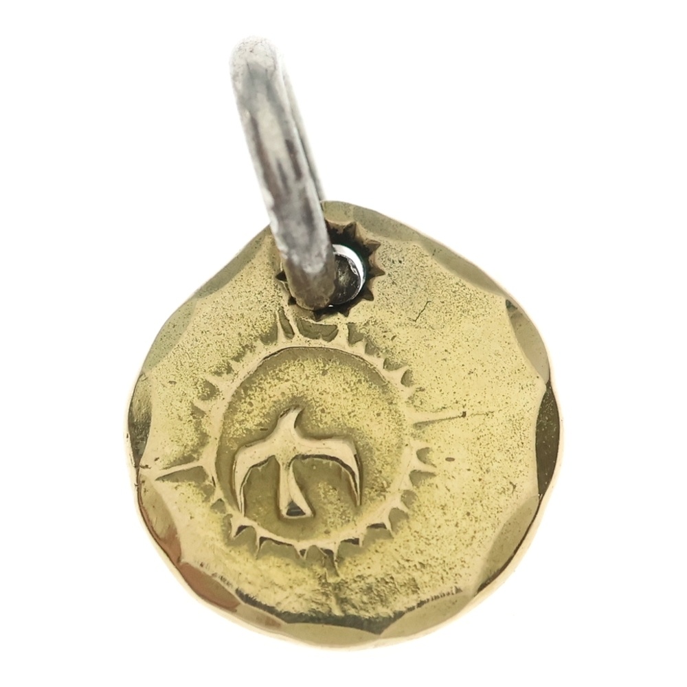 【現行】全金in太陽メタル小 ペンダントトップ ゴールド BGA075 Bランク