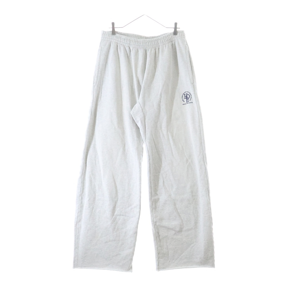 GRAPHIC UNISEX WIDE LEG SWEATPANT グラフィック ユニセックス ワイドレッグ スウェットパンツ グレー UCC2254117 Bランク
