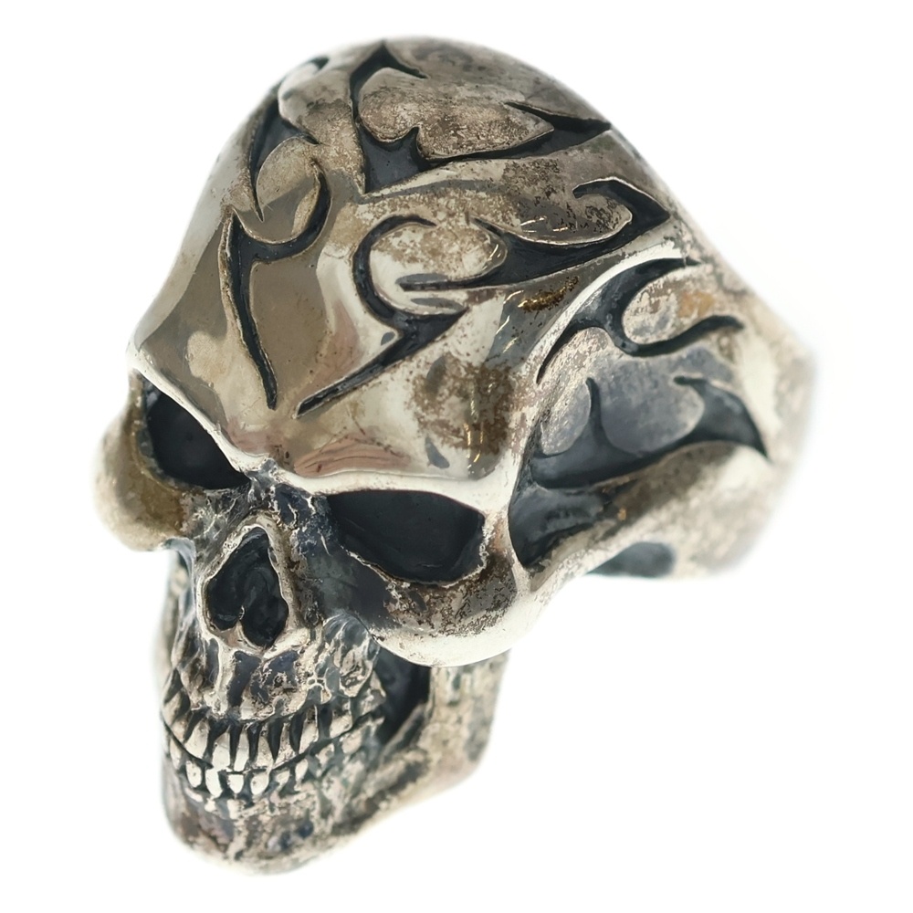 TRIBAL SKULL RING トライバル スカルリング シルバー Bランク