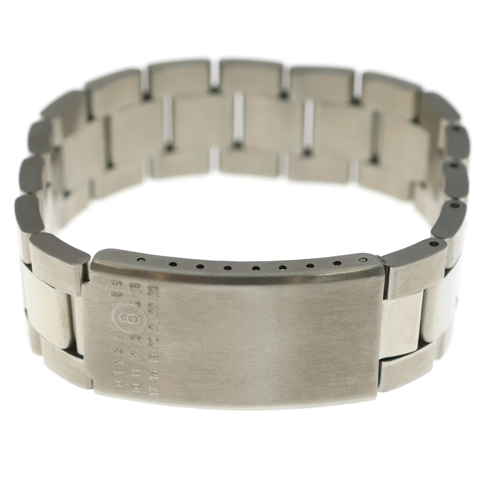 Numeric Plate Bracelet ニューメリックプレートブレスレット カレンダーロゴ刻印ブレスレット SM7UY0100 シルバー Sランク