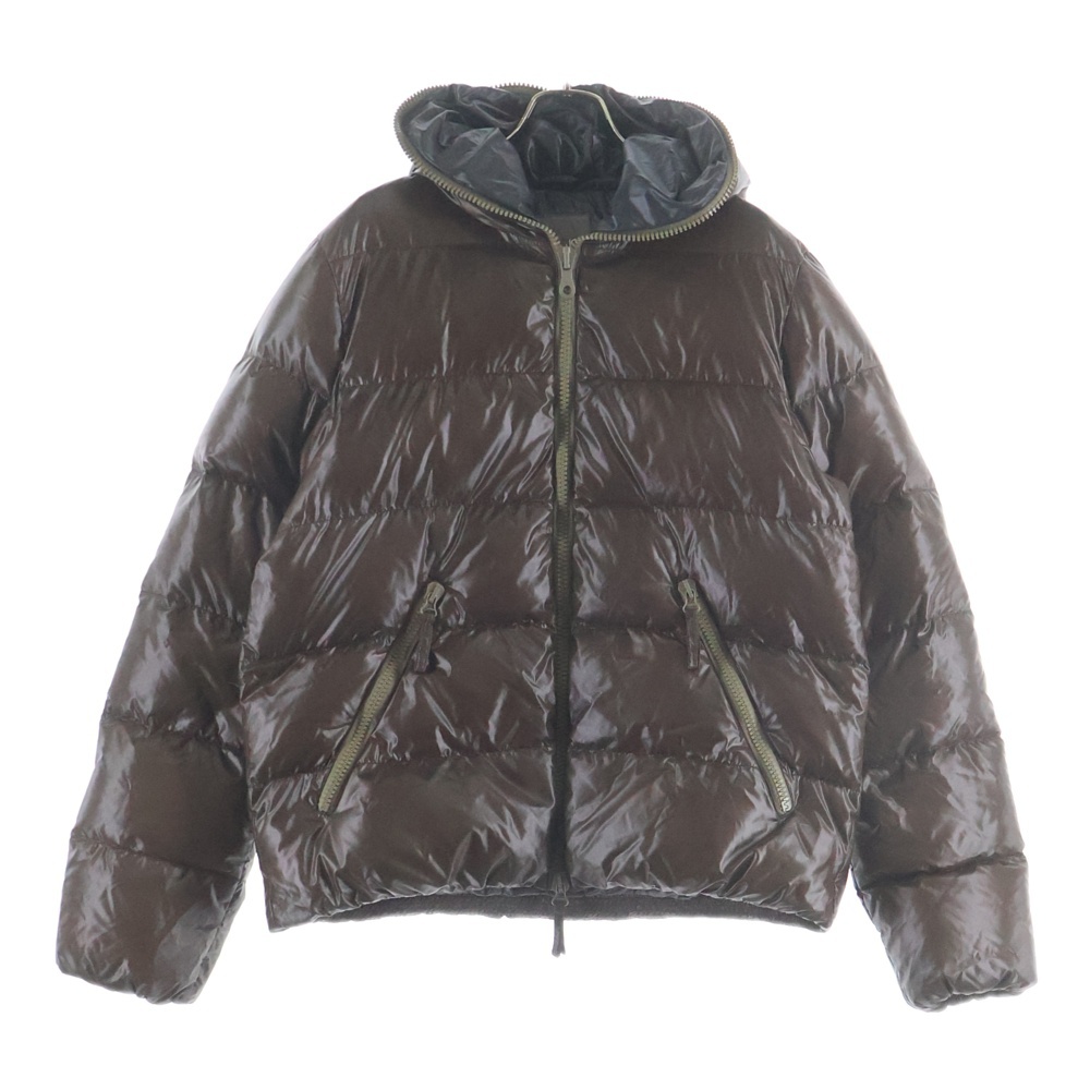 Full Zip Down Jacket フルジップダウンジャケット ナイロンパファージャケット 01354294 ブラウン Bランク