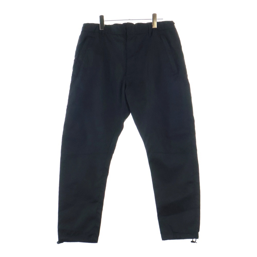 Re-Nylon バックトライアングルロゴデザイン リナイロン イージーパンツ ブラック S202 1WQ8 Aランク