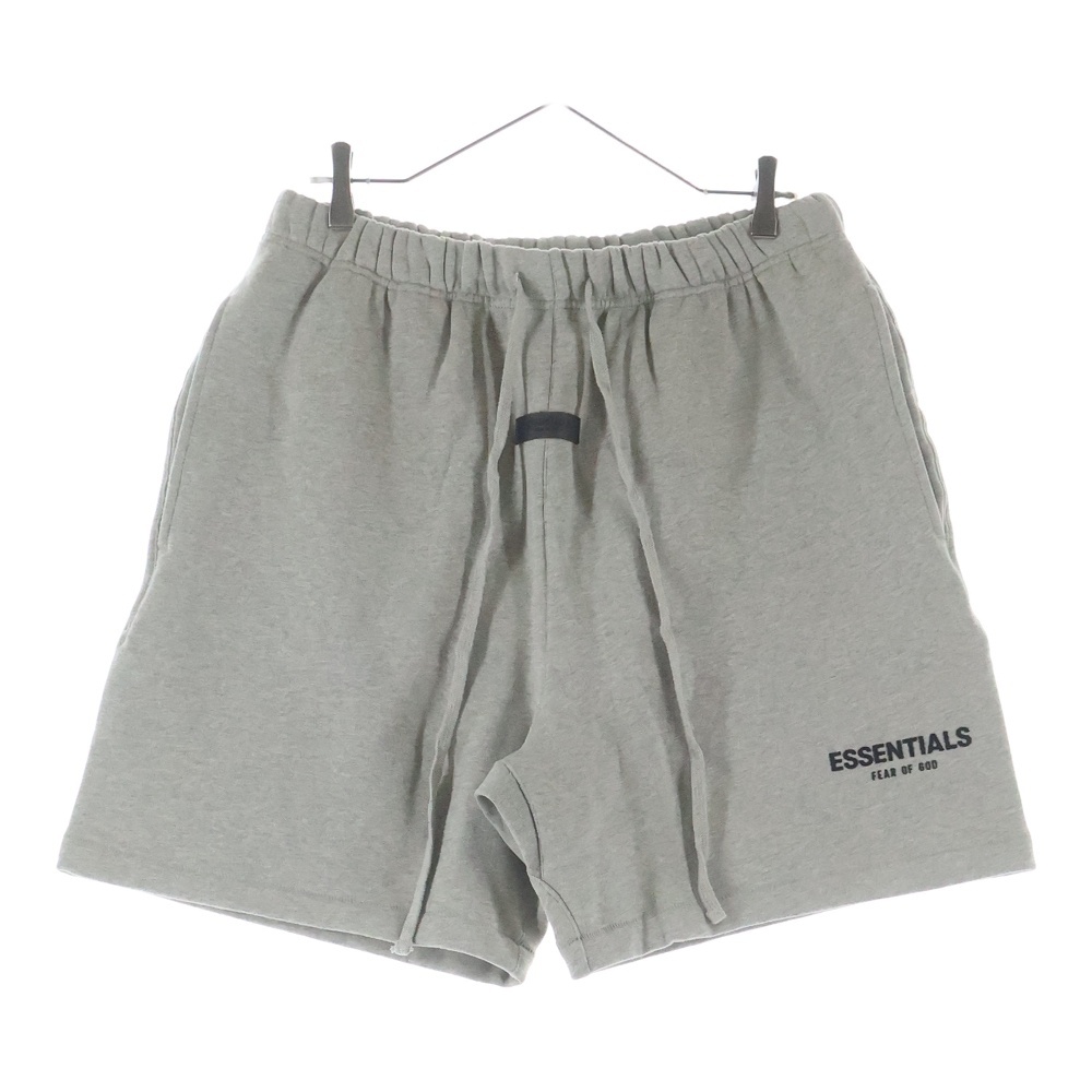 SWEAT SHORTS ラバーロゴスウェットハーフパンツ グレー Sランク