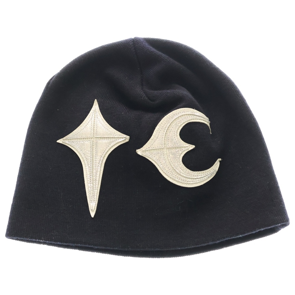 EXCLUSIVE TC LEATHER PATCH BEANIE レザーパッチビーニー ブラック TC24NUEX002 Aランク