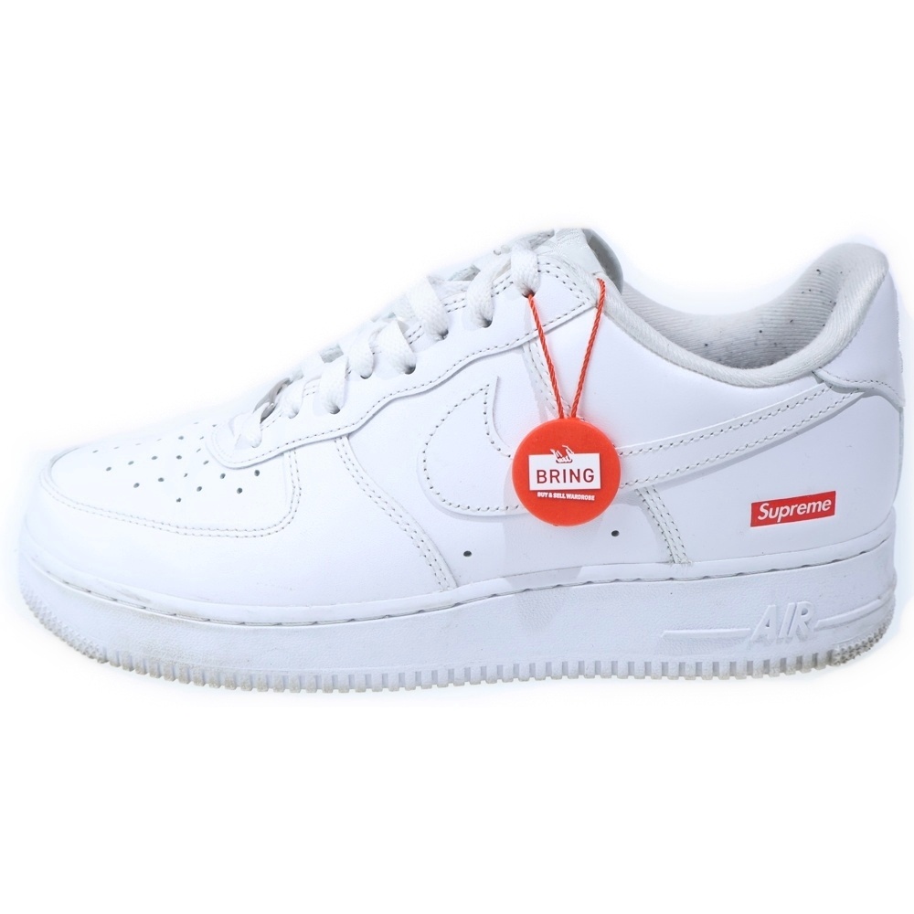 ×SUPREME AIR FORCE 1 LOW シュプリーム エアフォース1 ローカットスニーカー ホワイト US9/27cm CU9225-100 Bランク