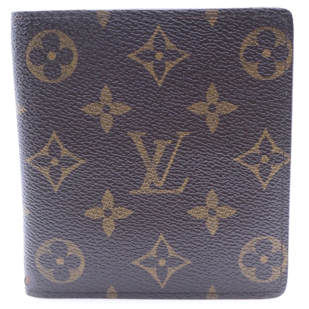 ポルトエピ 10 カルトクレディ レザー カードケース 財布 ブラウン M60883 Bランク