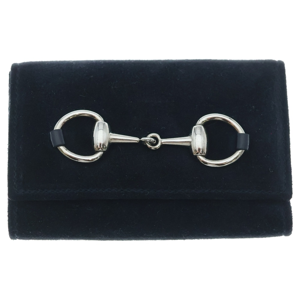 ホースビット スエードレザー 6連 キーケース ブラック Bランク