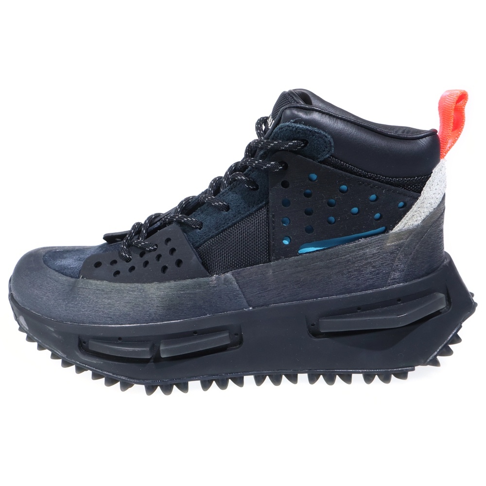 ×PHARRELL WILLIAMS HU NMD S1 RYAT ファレルウィリアムス ライアット ローカットスニーカー US9/27.0cm GV6639 ブラック Aランク