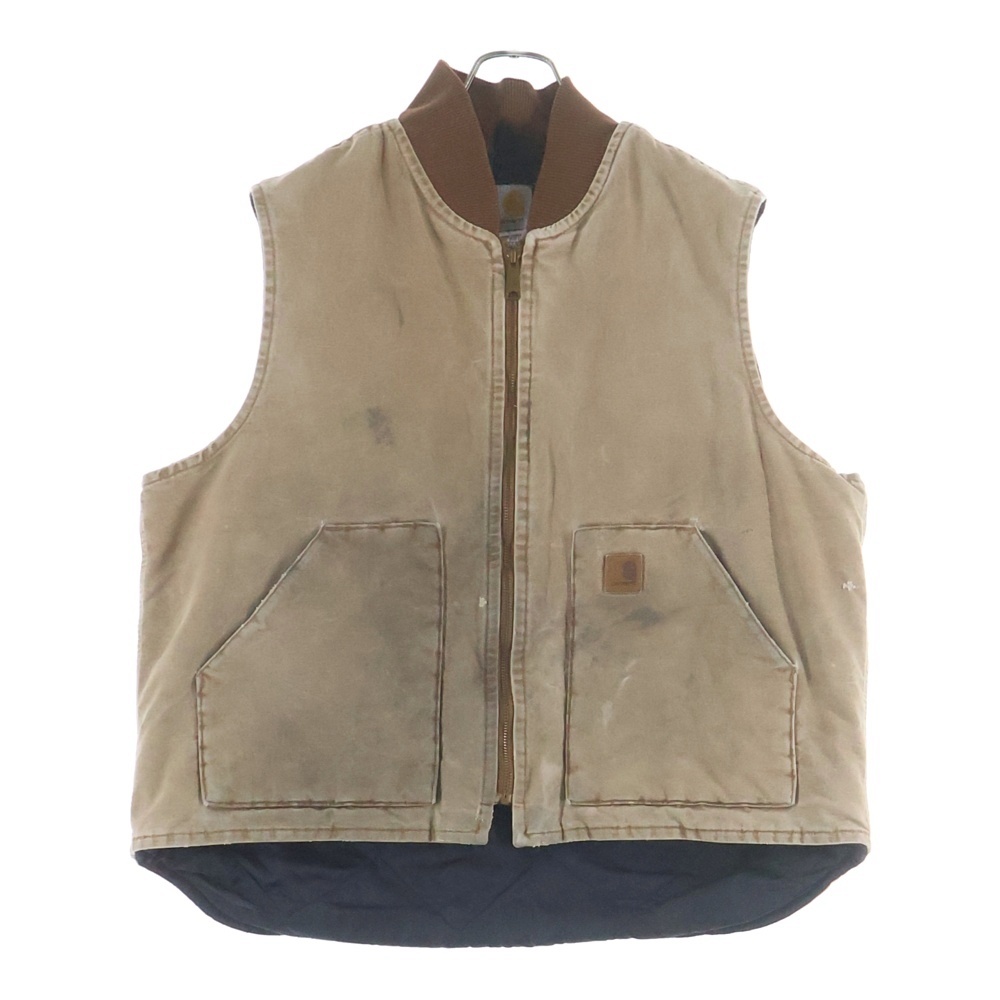 10s DCK VEST 11年 メキシコ製 裏地キルティング 中綿 アクティブ ダック ベスト ベージュ Bランク