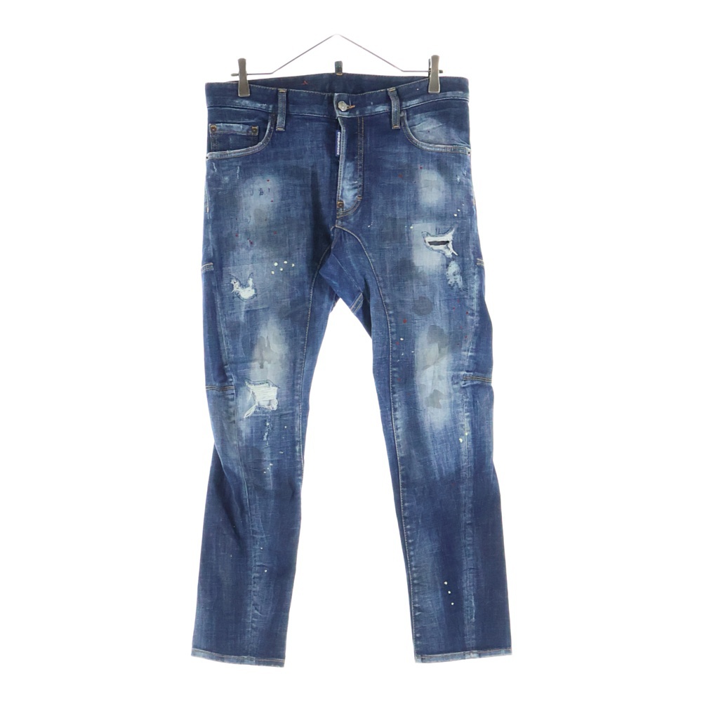 21SS MEDIUM WASH 4 TIDY BIKER JEANS ミディアム ウォッシュ タイディ バイカー ジーンズ デニム パンツ インディゴ S74LB0873 S30342 Bランク