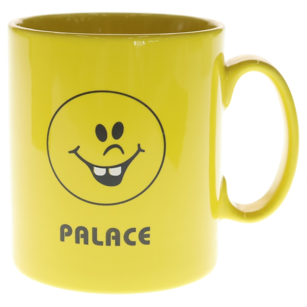 18AW Smiley Mug スマイリー マグカップ コップ 陶器 イエロー ■ Sランク