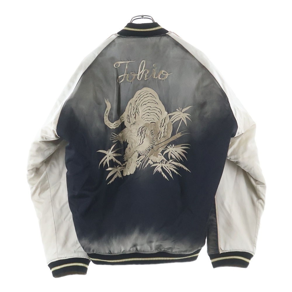 24AW Souvenir Jacket スーベニアジャケット スカジャン ブラック/ホワイト J13BL141 Bランク