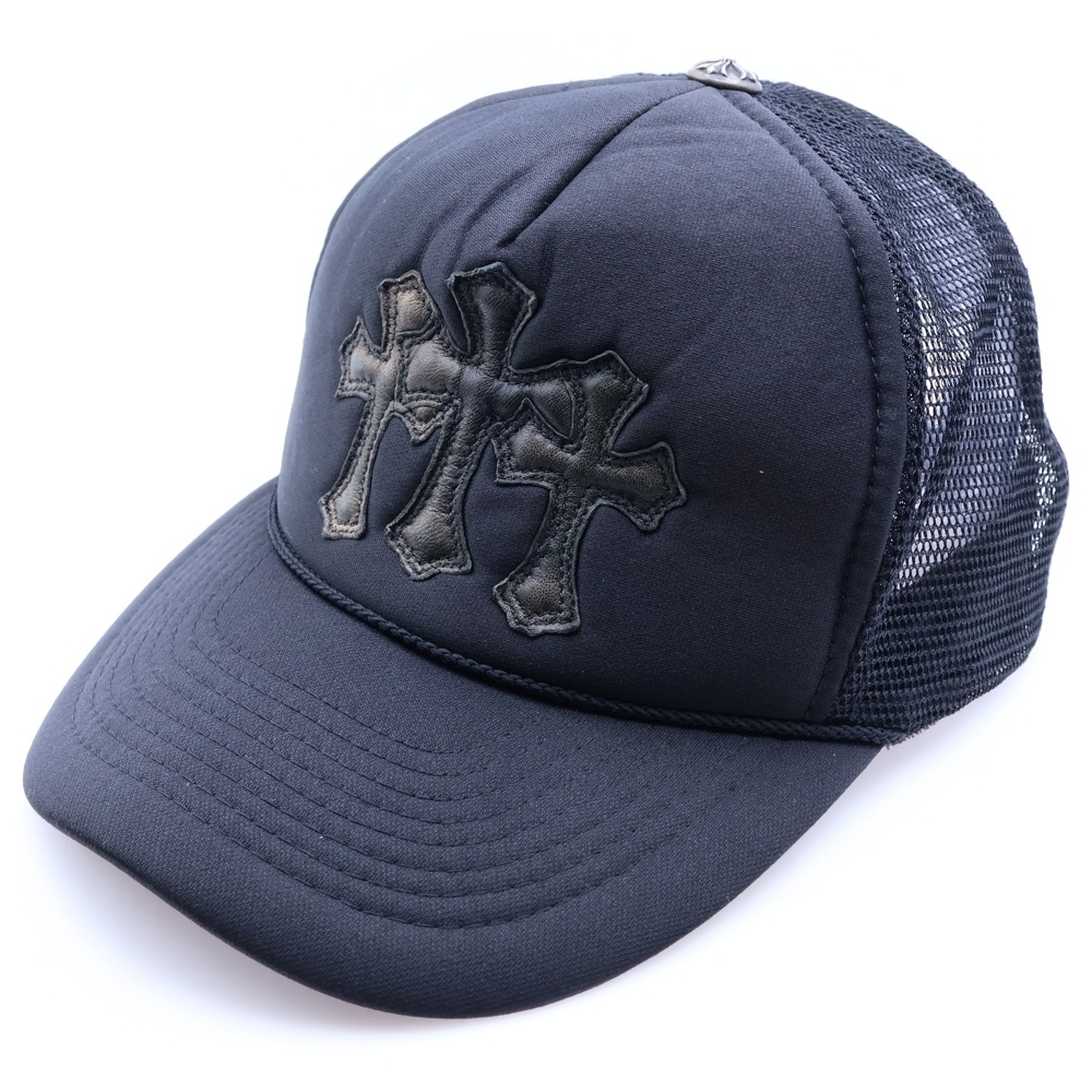 OLD Cemetery Cross Patch Trucker Cap セメタリークロスパッチ トラッカー ベースボールキャップ 帽子 ブラック Bランク