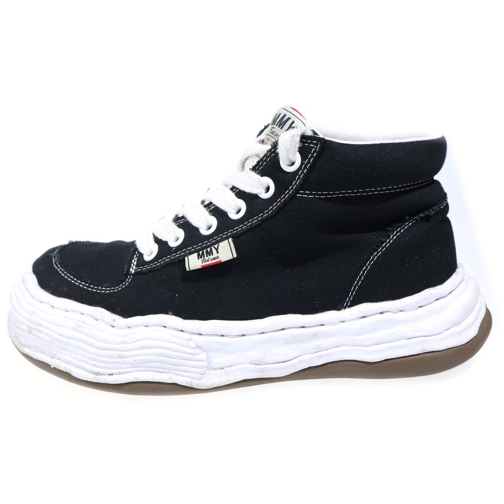 OLIVER OG SOLE CANVAS HIGH-TOP SNEAKER A15FW703 オリジナルソール キャンバスハイカットスニーカー ブラック/ホワイト Bランク