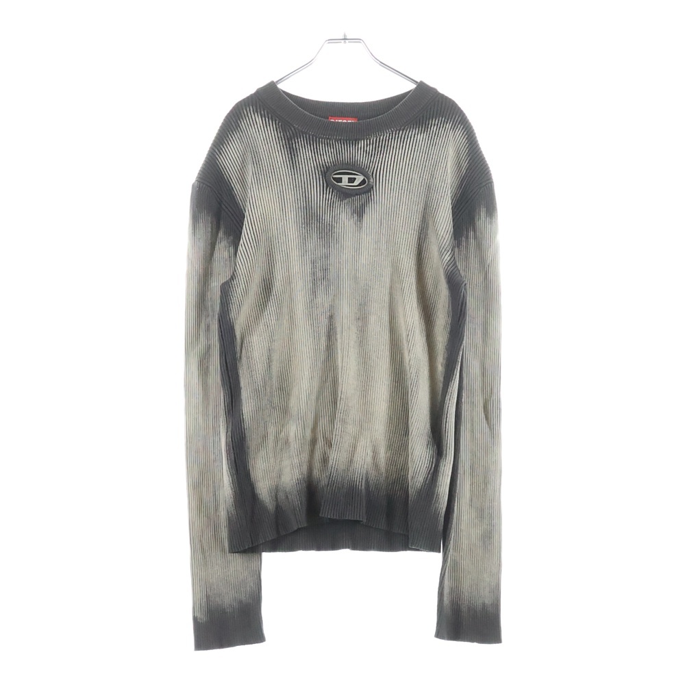 K-Darin Treated Jumper 長袖ニットセーター グレー A12455 0BNAD Bランク