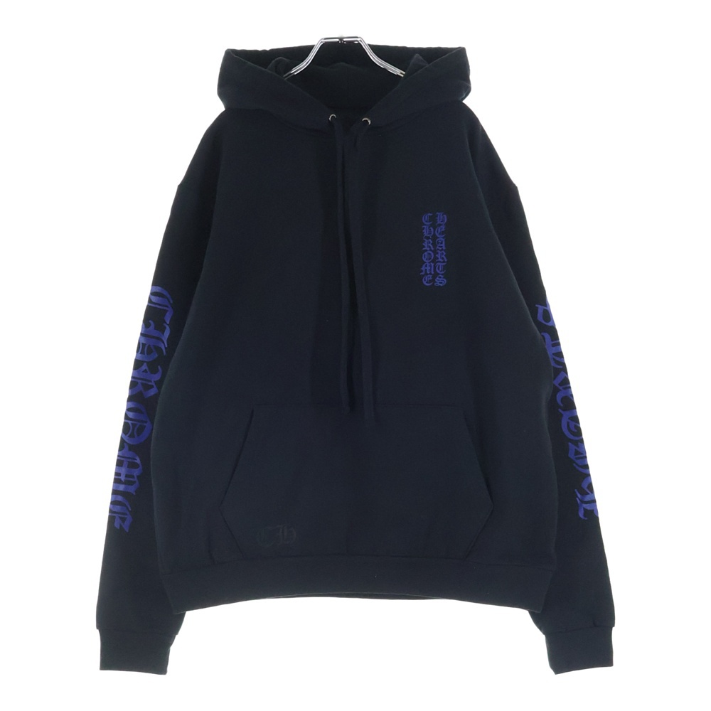 VERTICAL LOGO PULLOVER HOODIE ヴァーティカルロゴ プルオーバーパーカー フーディー ブラック/ネイビー Sランク