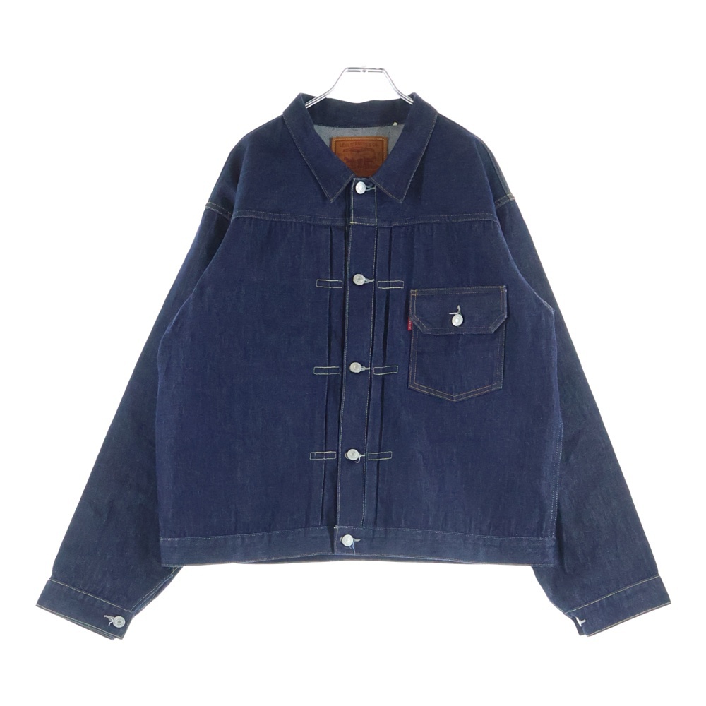 506XX ボタン裏3015 BIGE 復刻 シンチバッグ デニムジャケット インディゴ S110784 Bランク