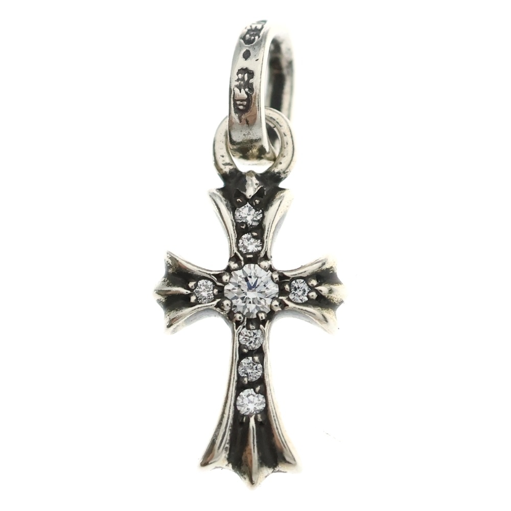 CRS BBYFAT P DMND ベイビーファットクロス PAVEダイヤ ペンダントトップ シルバーBCA234 Aランク