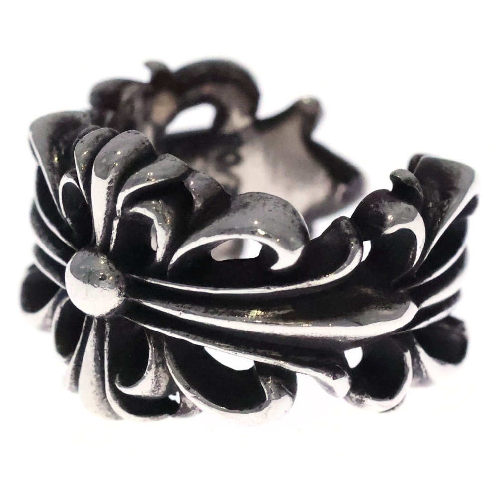 DBL FLRL CRS ダブルフローラルクロス リング シルバー BCA390 Bランク