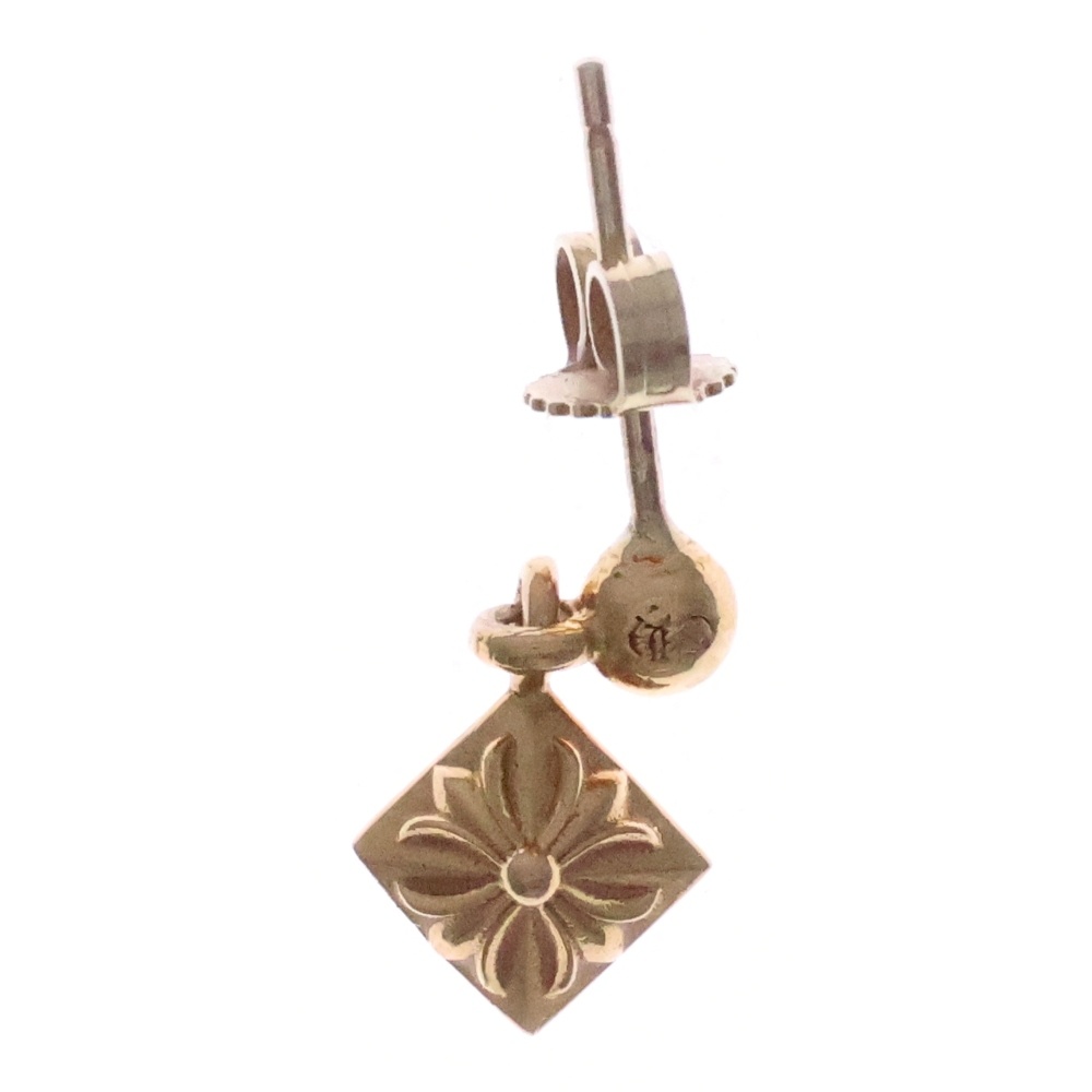 22K DROP PYRAMID PLS ドロップピラミッド ピアス ゴールド Bランク