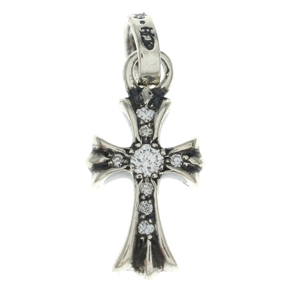 CRS BBYFAT P DMND ベイビーファットクロス PAVEダイヤ ペンダントトップ シルバーBCA234 Bランク