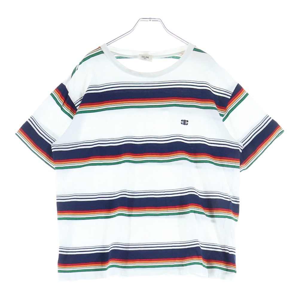 トリオンフ ボーダールーズ 半袖Tシャツカットソー ホワイト 2X04I807M 01MU Bランク