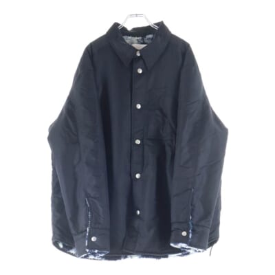 25AW × PEACEMAKER Reversible Overshirt ピースメーカー オーバーサイズ シャツジャケット PCM2OJ06ANY00299 ブラック Bランク