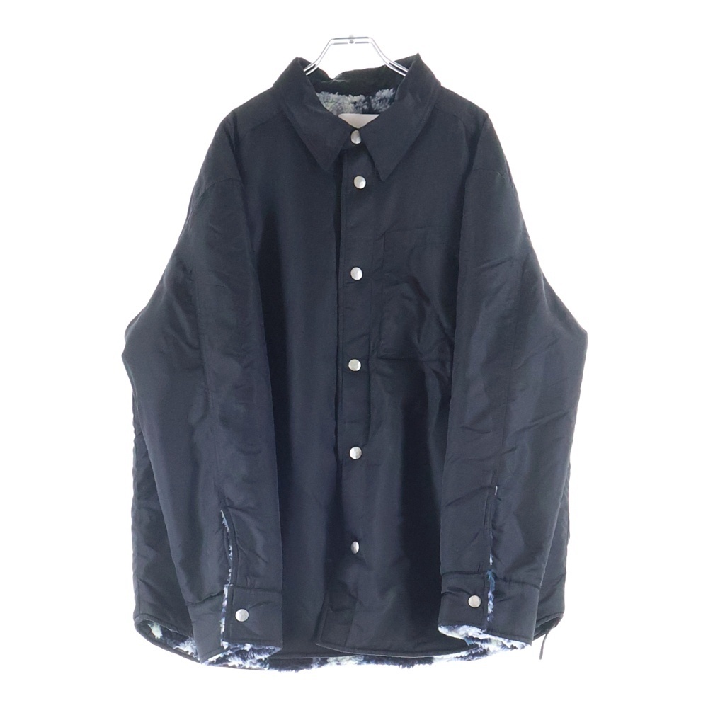 25AW × PEACEMAKER Reversible Overshirt ピースメーカー オーバーサイズ シャツジャケット PCM2OJ06ANY00299 ブラック Bランク